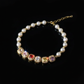 Colorful Gem Bracelet - Flat Lay Angled